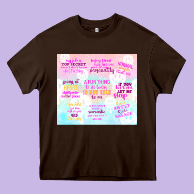 A Fun Thing To Do Today Is Not Talk To Me Heavy Core Tee Designed By Tumblerdesignbyshophia