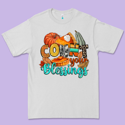 Count Your Blessings Premium Tee Designed By Cowgirlartshop