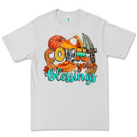 Dove Grey count your blessings Premium Tee - CowGirlArtShop