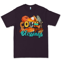 Plum count your blessings Premium Tee - CowGirlArtShop