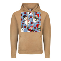 Vintage Camel christmas snowman seamless pattern Vintage Hoodie - BundleAndBundleShop