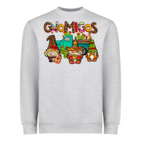 Heather Grey gnomigos Heavyweight Sweatshirt - AdoDesignShop