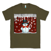 Army Green christmas snowman tumbler Classic Tee - Jasminsmagicworld