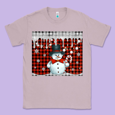 Christmas Snowman Tumbler Classic Tee Designed By Jasminsmagicworld