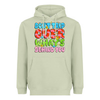 Matcha don't trip over what's behind you Heavyweight Hoodie - JahusDesignShop