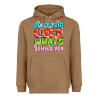 Toasted Coconut don't trip over what's behind you Heavyweight Hoodie - JahusDesignShop