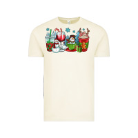 Vintage Arctic christmas snowman coffee cups Vintage Tee - OliviaCreatesArt