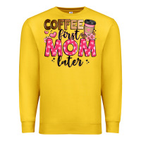 Lemon coffee first mom later Premium Sweatshirt - JahusDesignShop