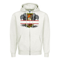 Race Flag And Race Equipment Zipper Hoodie | Teevron