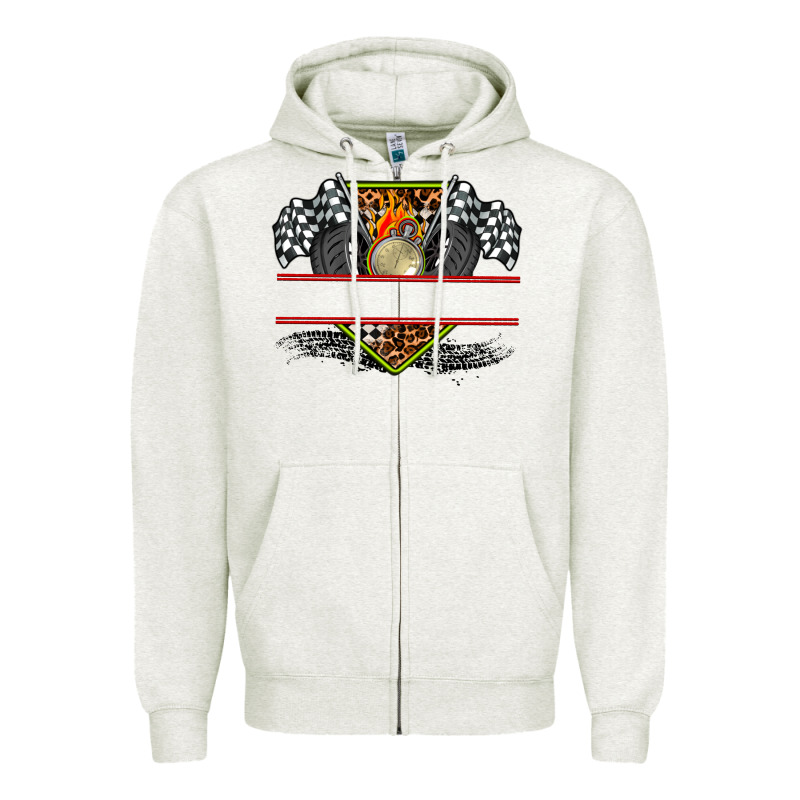 Race Flag And Race Equipment Zipper Hoodie by AdoDesignShop | Teevron