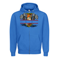 True Royal race flag and race equipment Zipper Hoodie - AdoDesignShop