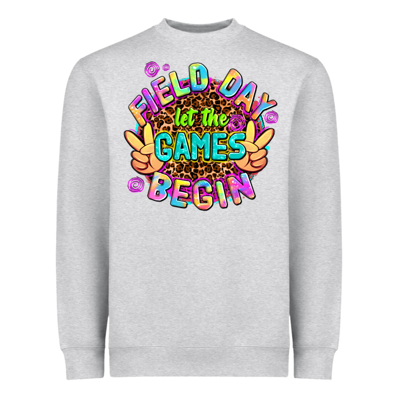 Field Day Let The Games Begin Heavyweight Sweatshirt by AdoDesignShop | Teevron