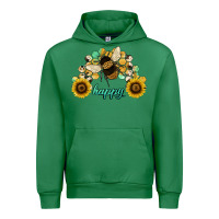 Emerald bee happy honey comb Urban Hoodie - JahusDesignShop