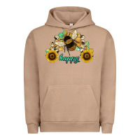 Pigment Burro bee happy honey comb Urban Hoodie - JahusDesignShop