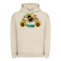 Pigment French Oak bee happy honey comb Urban Hoodie - JahusDesignShop