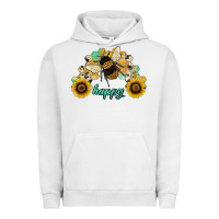 Pigment Lunar Rock bee happy honey comb Urban Hoodie - JahusDesignShop