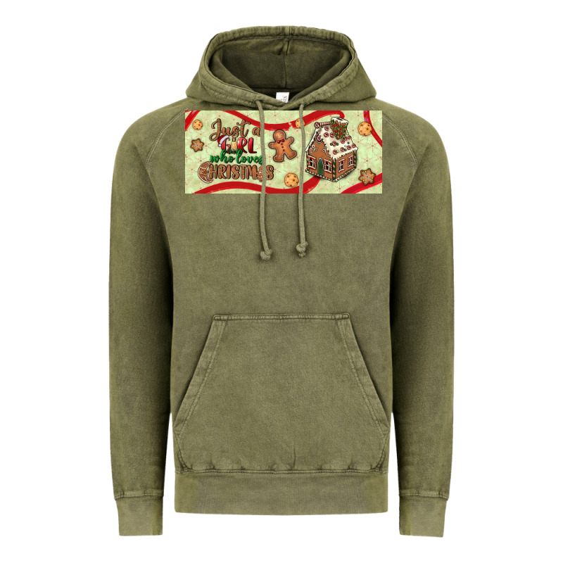 Just A Girl Who Loves Christmas Vintage Hoodie by BundleAndBundleShop | Teevron