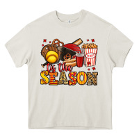 Cream tis the season softball Heavy Core Tee - Jasminsmagicworld