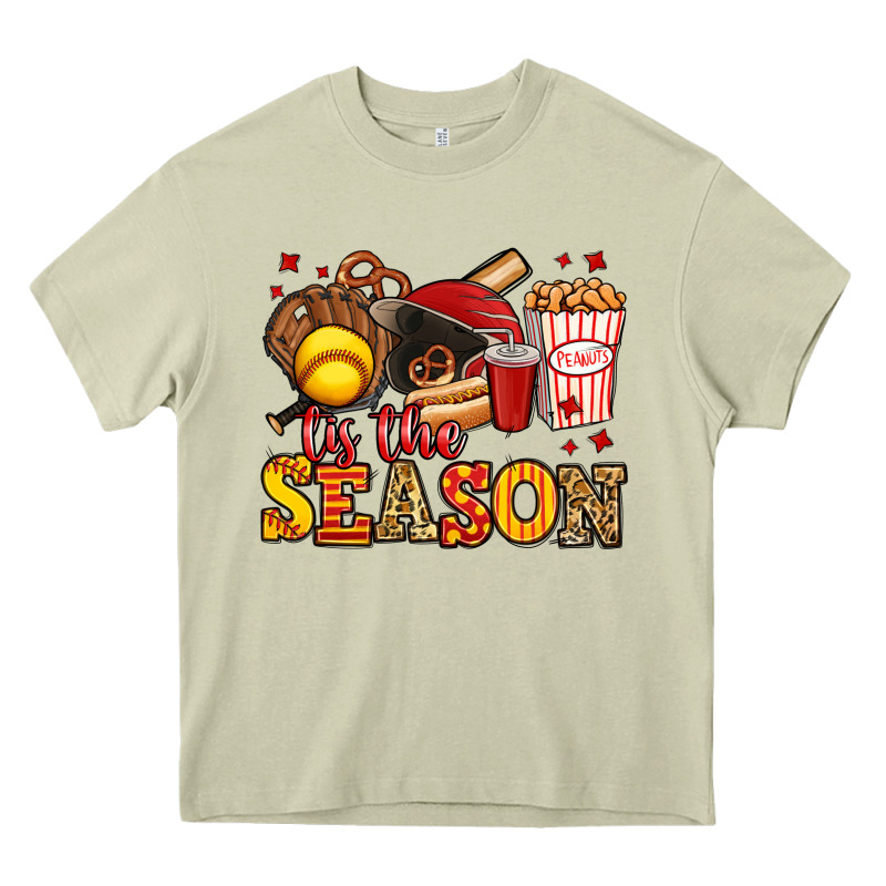 Tis The Season Softball Heavy Core Tee by Jasminsmagicworld | Teevron