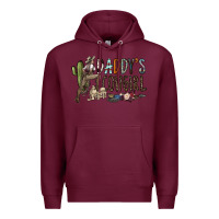 Burgundy daddy's girl Premium Hoodie - SublimationCraftShop