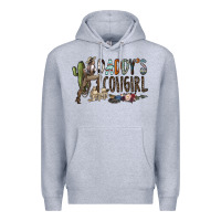 Heather Grey daddy's girl Premium Hoodie - SublimationCraftShop