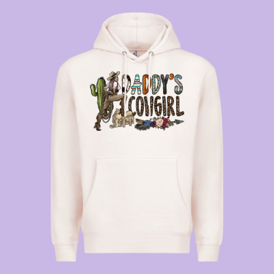 Daddy's Girl Premium Hoodie Designed By Sublimationcraftshop
