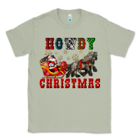 Matcha howdy christmas with santa riding his sleighs Classic Tee - CowGirlArtShop