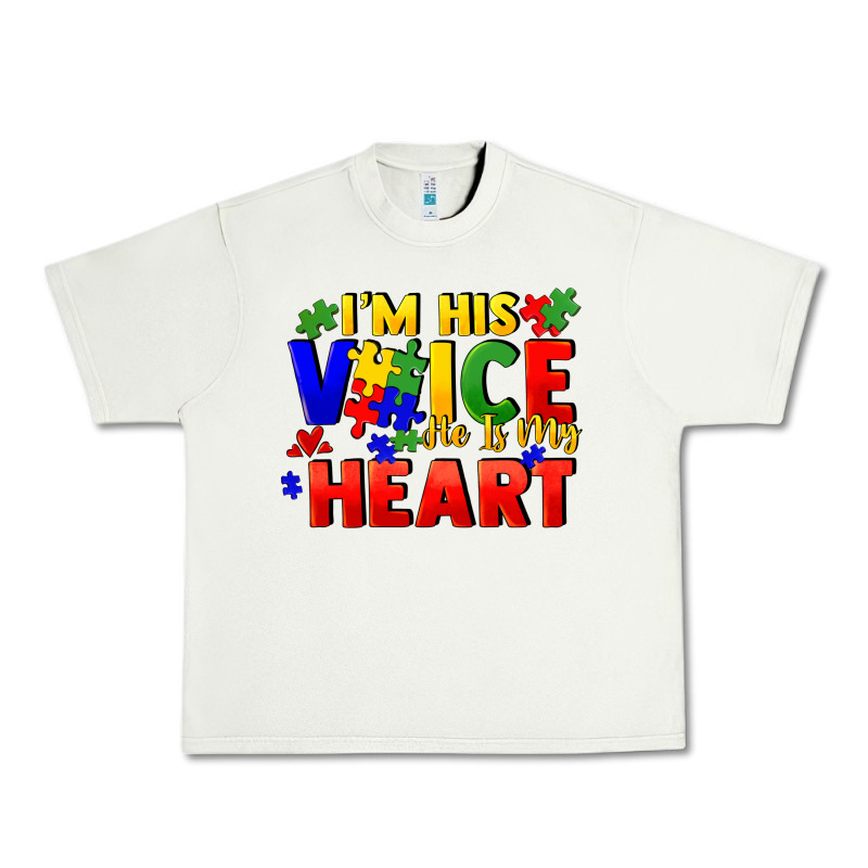 I'm His Voice He Is My Heart Urban Heavy Tee by FaDigitalArtStudio | Teevron