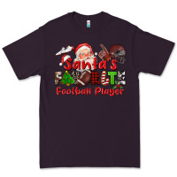 Plum santas favorite  football player Premium Tee - CowGirlArtShop