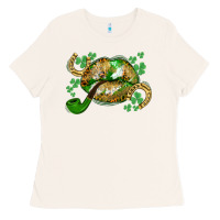Bone St. Patrick's Day lips Ladies Tee - CowGirlArtShop