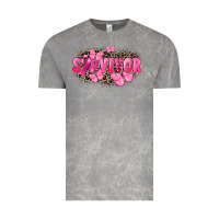 Cloud Rock Survivor Breast Cancer Vintage Tee - FaDigitalArtStudio