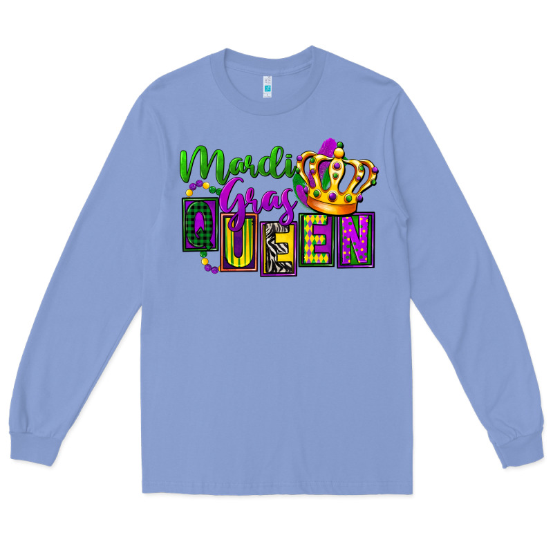 Mardi Gras Queen Long Sleeve Tee by FaDigitalArtStudio | Teevron