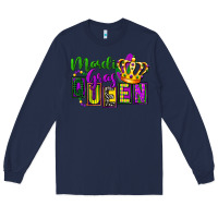Navy mardi gras queen Long Sleeve Tee - FaDigitalArtStudio