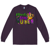 Plum mardi gras queen Long Sleeve Tee - FaDigitalArtStudio