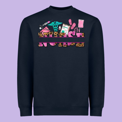 Nurse Custom Name Heavyweight Sweatshirt Designed By Adodesignshop