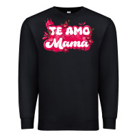 Black te amo mama Premium Sweatshirt - JahusDesignShop