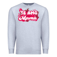Heather Grey te amo mama Premium Sweatshirt - JahusDesignShop