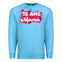 Ocean Blue te amo mama Premium Sweatshirt - JahusDesignShop