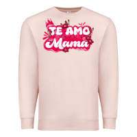 Pale Pink te amo mama Premium Sweatshirt - JahusDesignShop