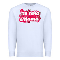 White te amo mama Premium Sweatshirt - JahusDesignShop