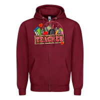 Burgundy race teacher Zipper Hoodie - AdoDesignShop