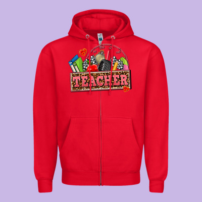 Race Teacher Zipper Hoodie Designed By Adodesignshop