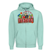 Seafoam race teacher Zipper Hoodie - AdoDesignShop