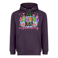Plum not arguing just explaining Heavyweight Hoodie - JahusDesignShop