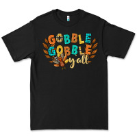 Black gobble gobble yall Premium Tee - CowGirlArtShop