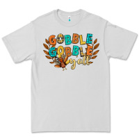 Dove Grey gobble gobble yall Premium Tee - CowGirlArtShop