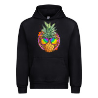 Black pineapple and glasses Urban Hoodie - JahusDesignShop