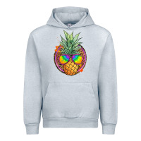 Heather Grey pineapple and glasses Urban Hoodie - JahusDesignShop