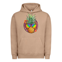 Pigment Burro pineapple and glasses Urban Hoodie - JahusDesignShop
