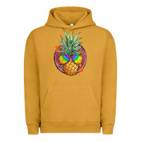 Pigment Peanut Butter pineapple and glasses Urban Hoodie - JahusDesignShop